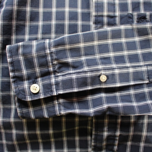 Abercrombie Kids Boys Dark Blue Button Down Shirt Size XL - Picture 3 of 5